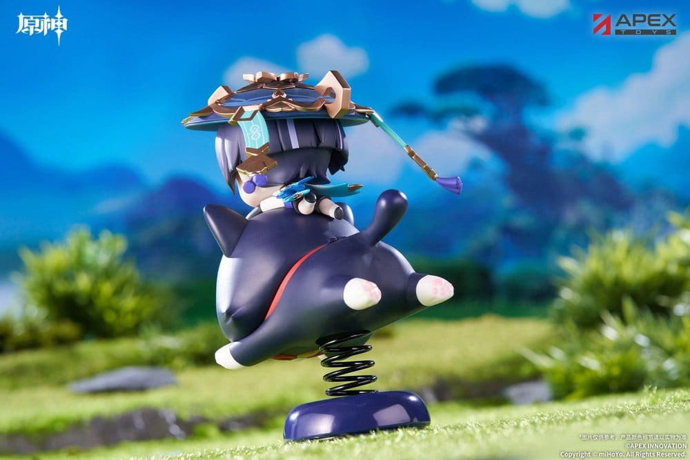 Genshin Impact Chibi Chara Yurayura Stand PVC Figure Wanderer 11 cm [3]