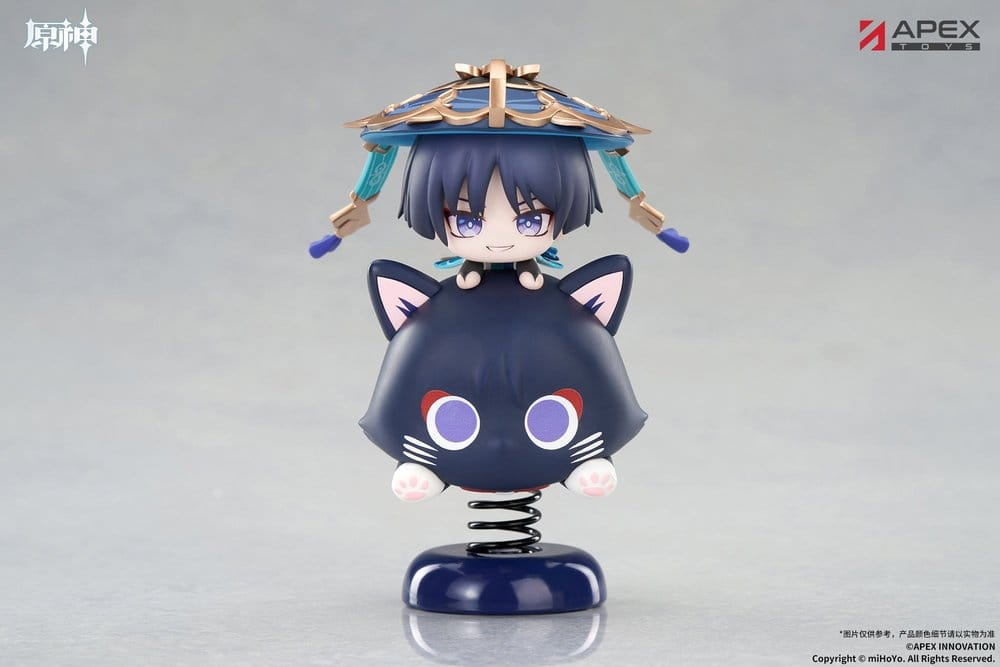 Genshin Impact Chibi Chara Yurayura Stand PVC Figure Wanderer 11 cm [15]
