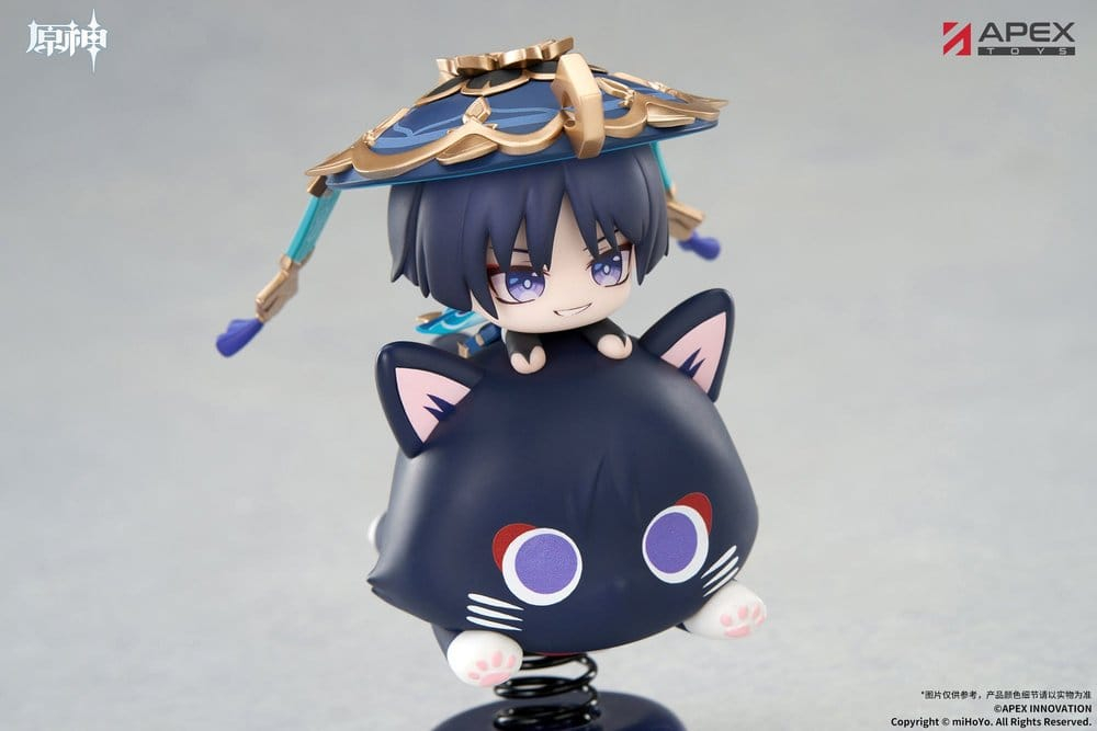 Genshin Impact Chibi Chara Yurayura Stand PVC Figure Wanderer 11 cm [13]