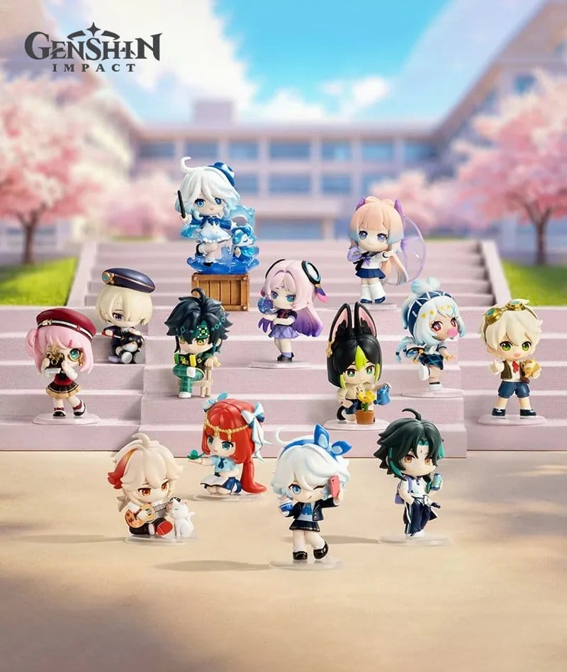 Genshin Impact Chibi Mini Figures Academy's Light and Shadow Poetry Blind Box Display (12) [2]