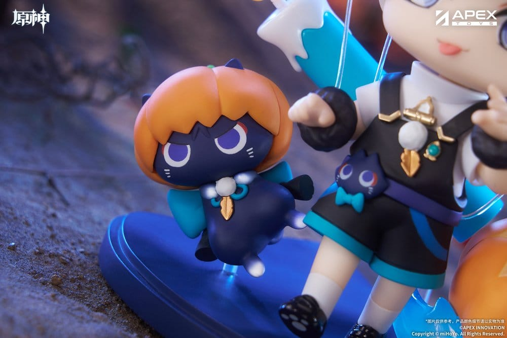 Genshin Impact You Ye Qi Xiang Series Chibi Chara PVC Statue Wanderer 10 cm [13]