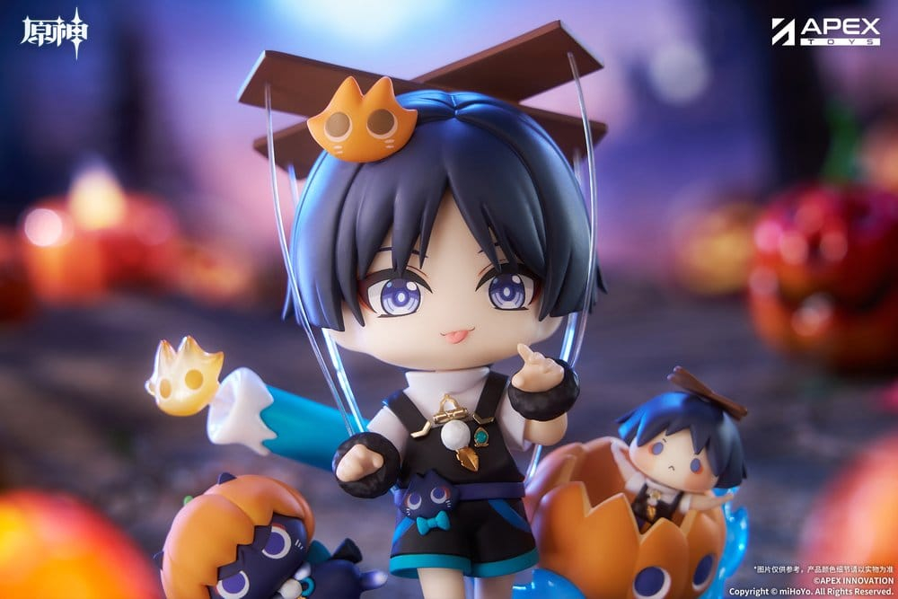 Genshin Impact You Ye Qi Xiang Series Chibi Chara PVC Statue Wanderer 10 cm [11]