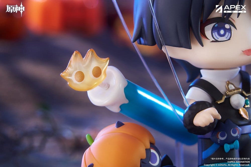 Genshin Impact You Ye Qi Xiang Series Chibi Chara PVC Statue Wanderer 10 cm [3]