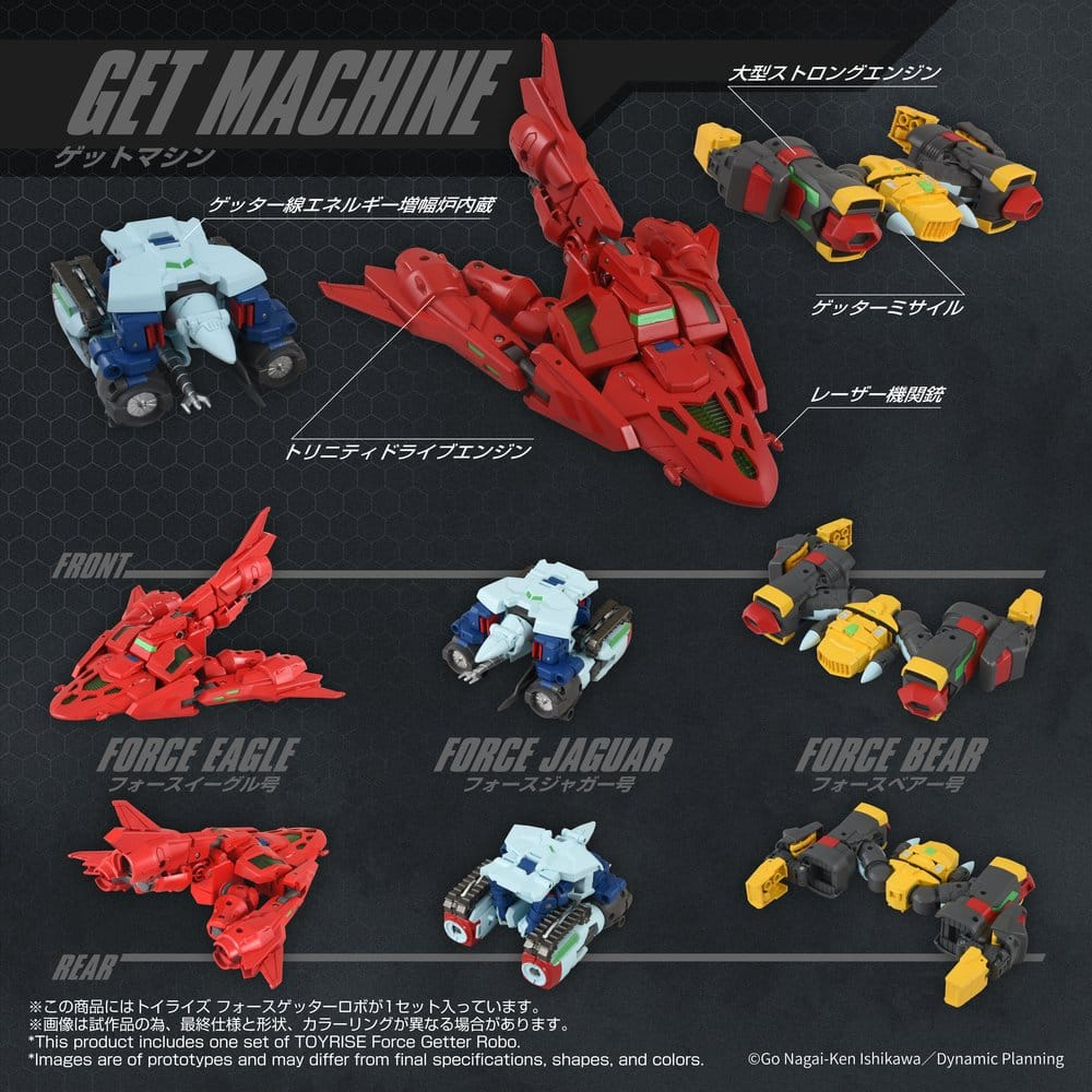 Getter Robo Toyrise Action Figure Force Getter Robo 27 cm [7]