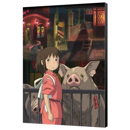 GHIBLI - SPIRITED AWAY - Wood Panel 35 x 50 cm [1]