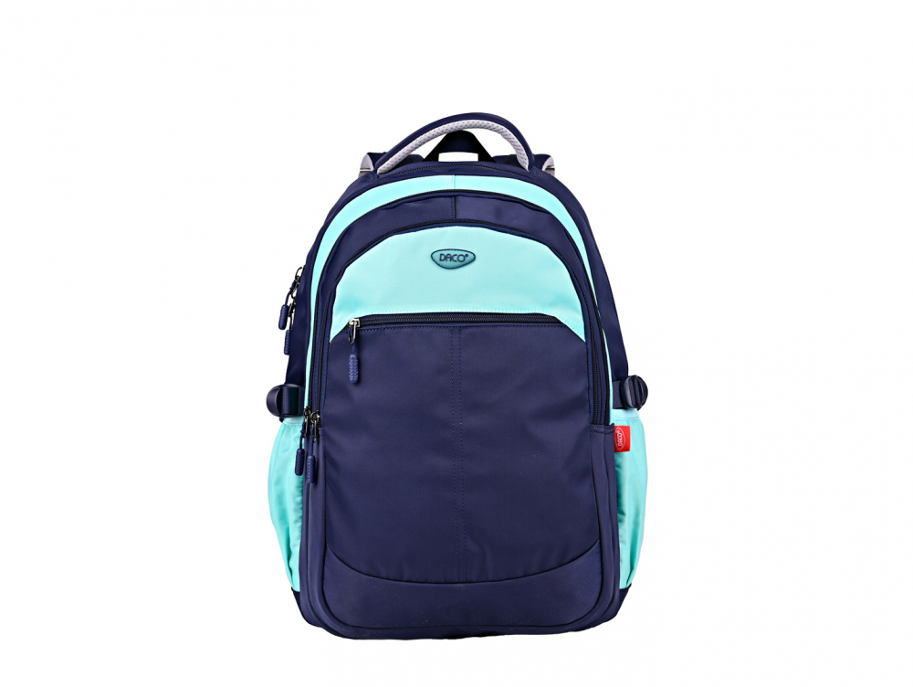 Ghiozdan Adolescenti DACO 46 cm – Turcoaz si Albastru Inchis [1]