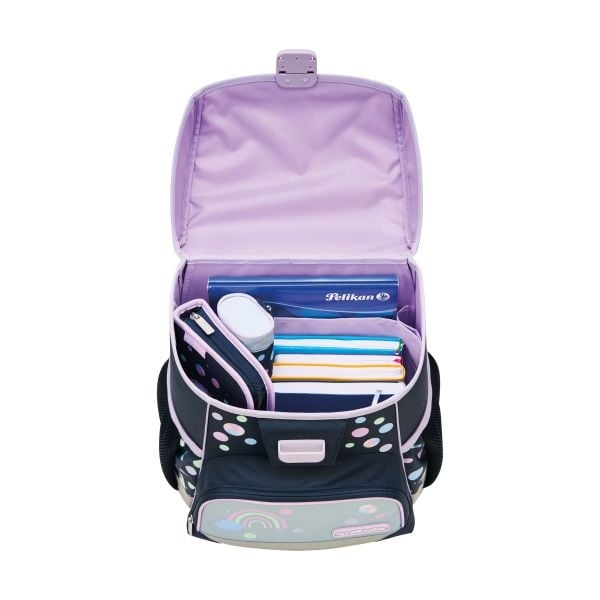 Ghiozdan ergonomic echipat copii, design Unicorn Herlitz [4]