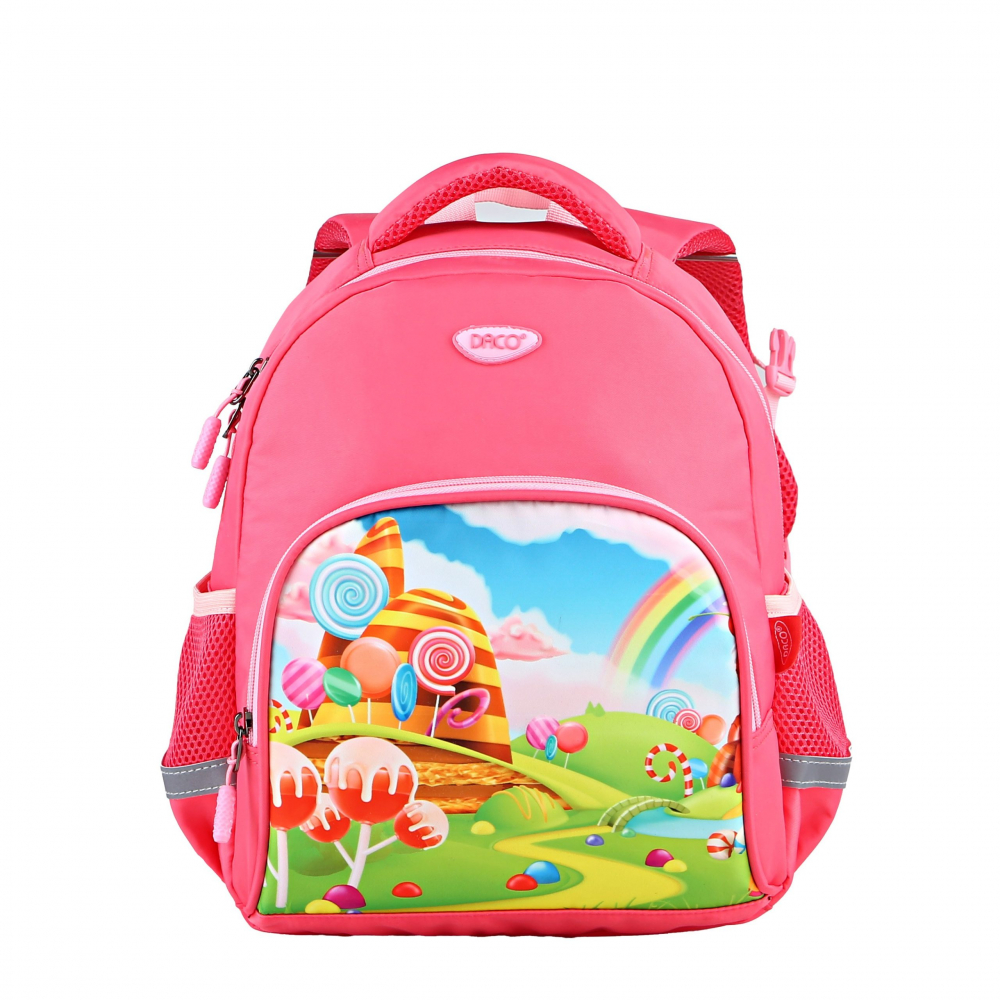Ghiozdan Gradinita Girl DACO 33 cm – Model Candy Roz [1]