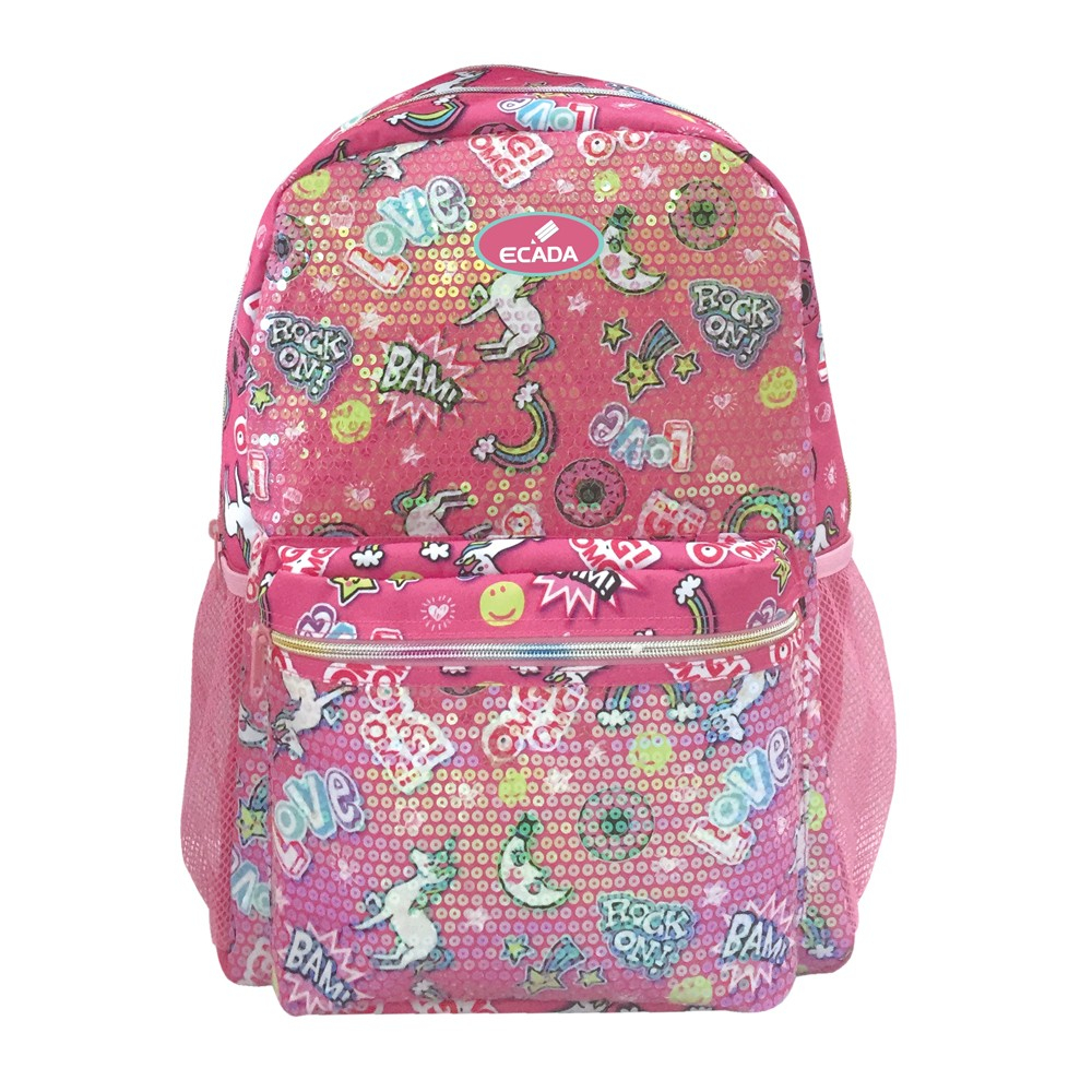 Ghiozdan Scoala ECADA 41 cm  Clasic Practic Cod 61724 [1]