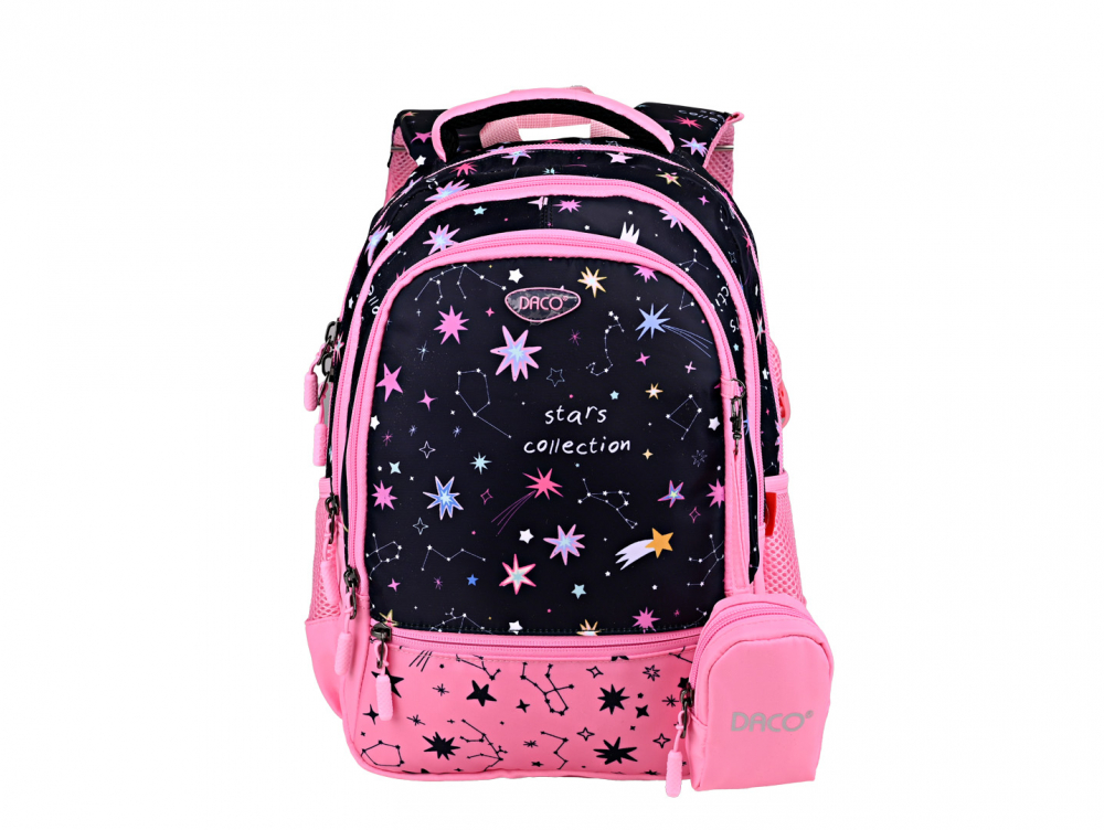 Ghiozdan Scoala Girl DACO 38 cm Stars [1]