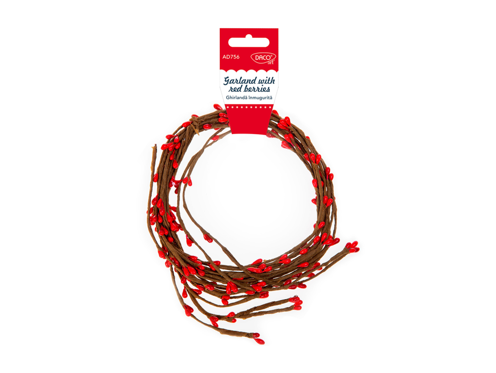 Ghirlanda inmugurita decorativa DACO 65 cm set 10 bucati [1]
