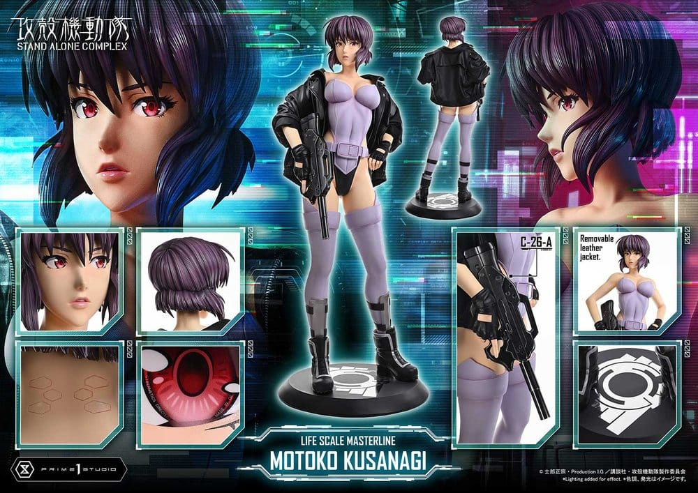 Ghost in the Shell Life Scale Masterline Series Statue 1/1 Motoko Kusanagi 174 cm [22]