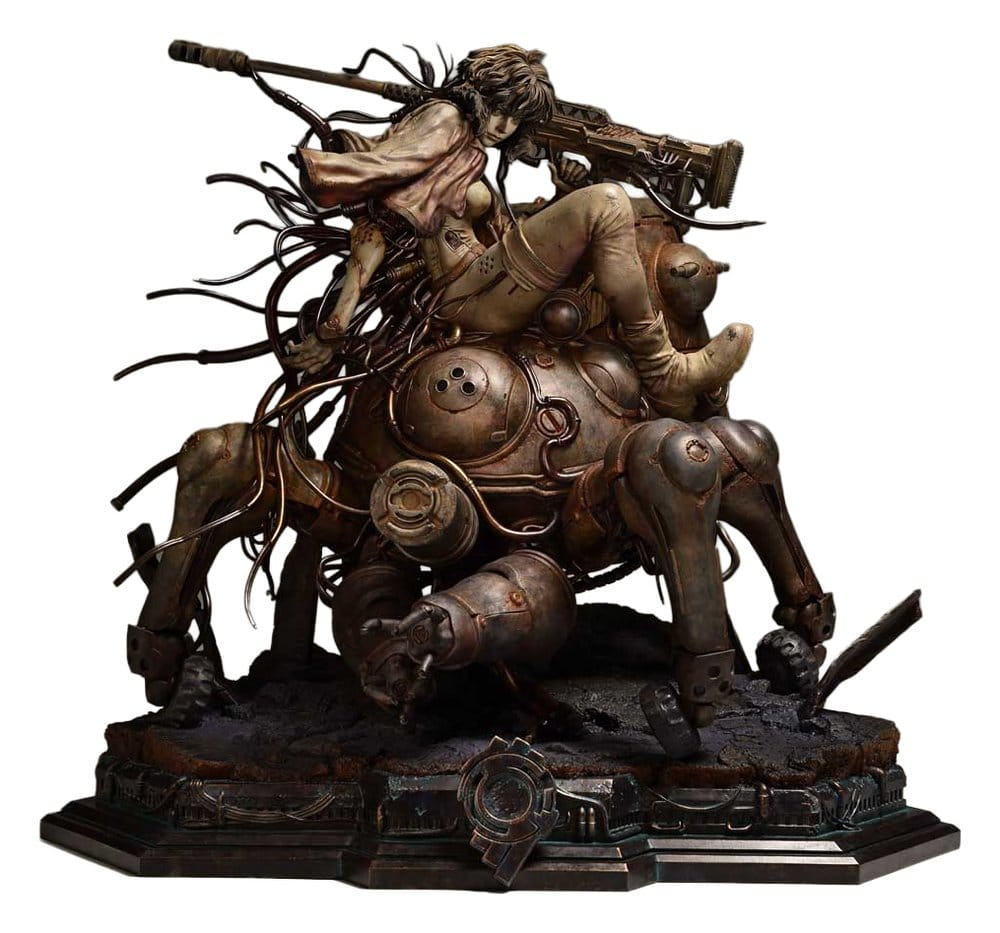 Ghost in the Shell Stand Alone Complex The Legend of Beauty and the Beast Statue 1/4 Motoko Kusanagi & Tachikoma Art by Entei Ryu Bonus Version 53 cm [19]