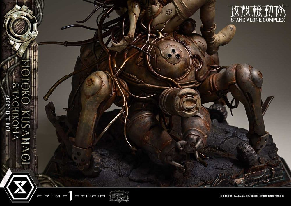 Ghost in the Shell Stand Alone Complex The Legend of Beauty and the Beast Statue 1/4 Motoko Kusanagi & Tachikoma Art by Entei Ryu Bonus Version 53 cm [12]