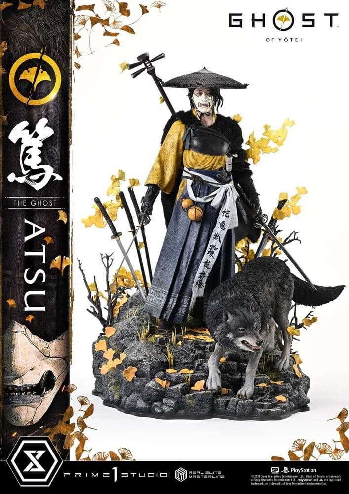Ghost of Yotei Real Elite Masterline Statue 1/4 Atsu 59 cm [11]