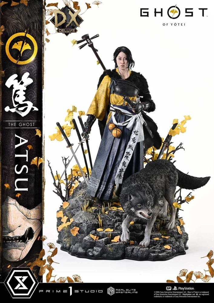 Ghost of Yotei Real Elite Masterline Statue 1/4 Atsu Deluxe Version 59 cm [16]
