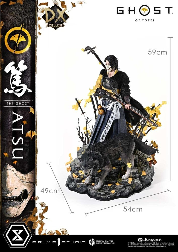 Ghost of Yotei Real Elite Masterline Statue 1/4 Atsu Deluxe Version 59 cm [18]