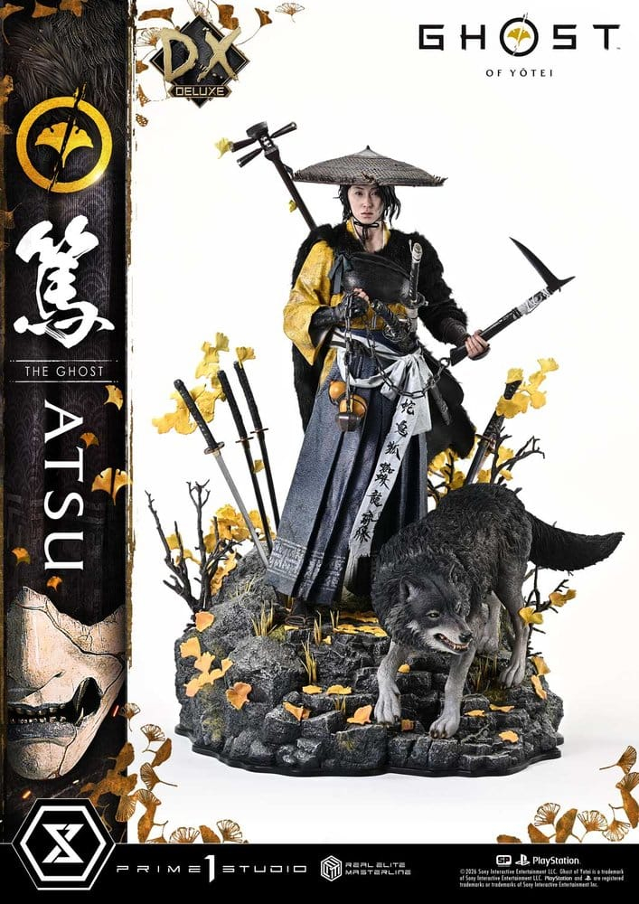 Ghost of Yotei Real Elite Masterline Statue 1/4 Atsu Deluxe Version 59 cm [15]