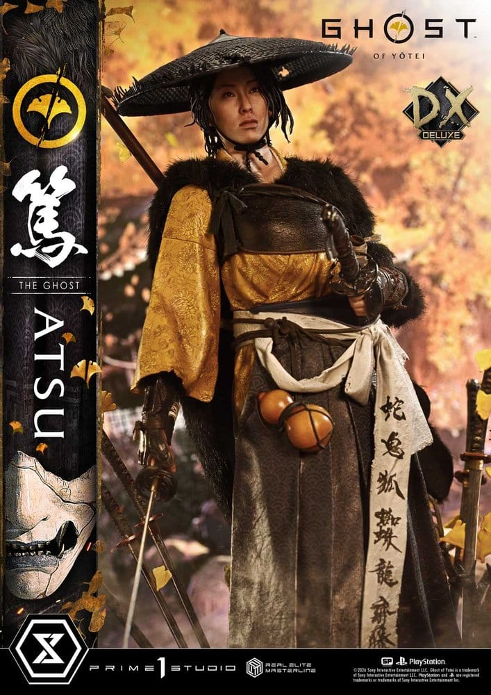 Ghost of Yotei Real Elite Masterline Statue 1/4 Atsu DX Bonus Version 59 cm [9]