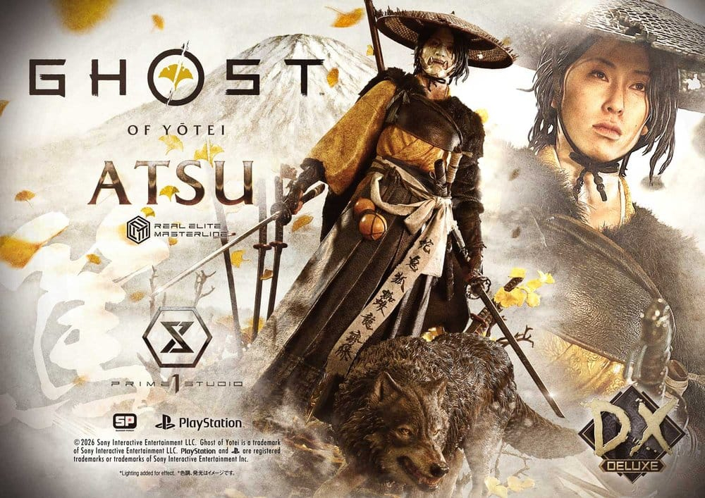 Ghost of Yotei Real Elite Masterline Statue 1/4 Atsu DX Bonus Version 59 cm [2]