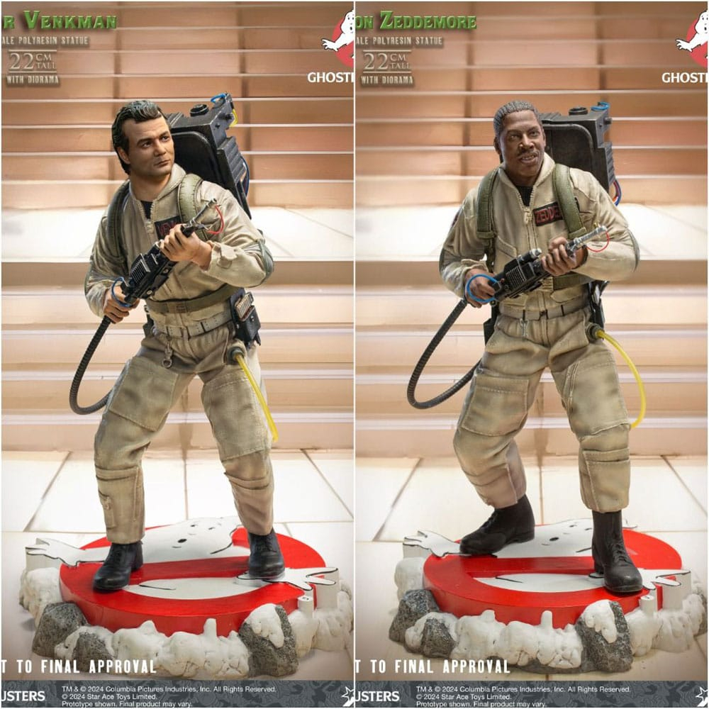 Ghostbusters Statues 1/8 Peter Venkmann + Winston Zeddemore Twin Pack 22 cm [12]