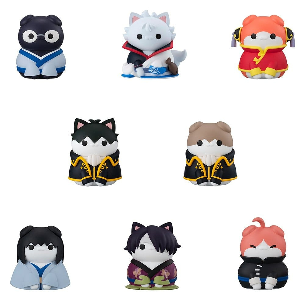 Gintama Mega Cat Project Mini Figures Nyantama Go Meow-Meow Edition! 3 cm Blind Box Display (8) (Repeat) [9]