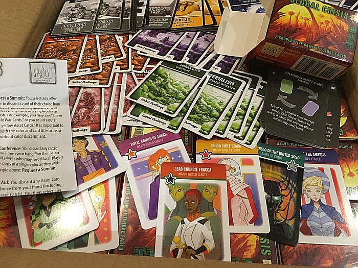 Global Crisis: A Cooperative Game of Future Earth [4]