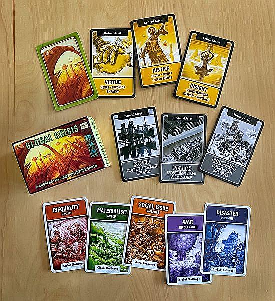 Global Crisis: A Cooperative Game of Future Earth [3]