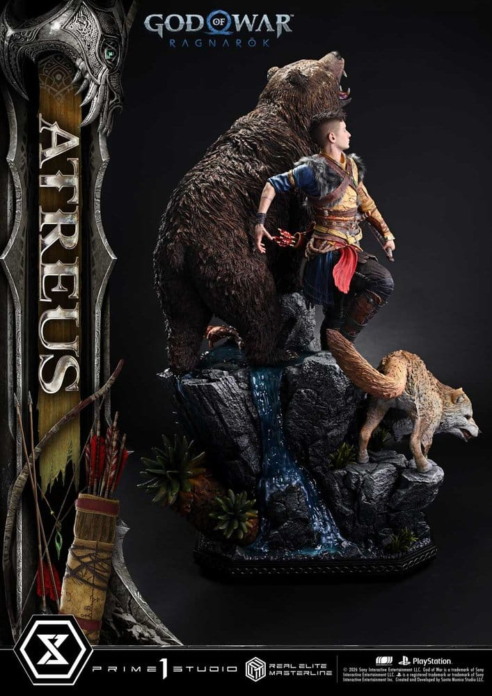 God of War: Ragnarok Real Elite Masterline Statue 1/3 Atreus DX Bonus Version 96 cm [5]