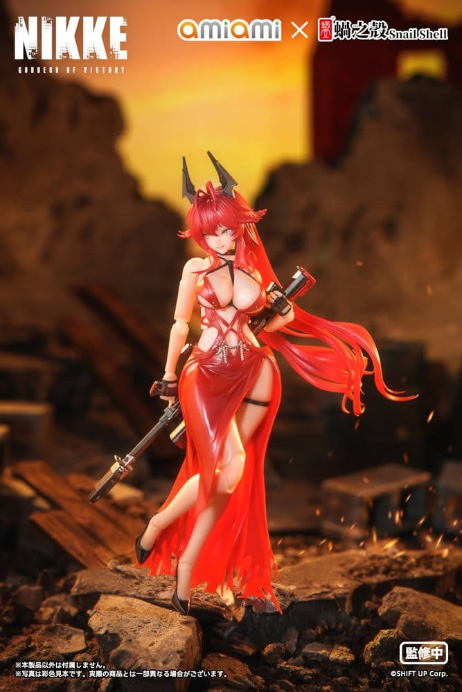Goddess of Victory: Nikke Action Figure 1/12 Red Hood Nonsense Red 16 cm [6]