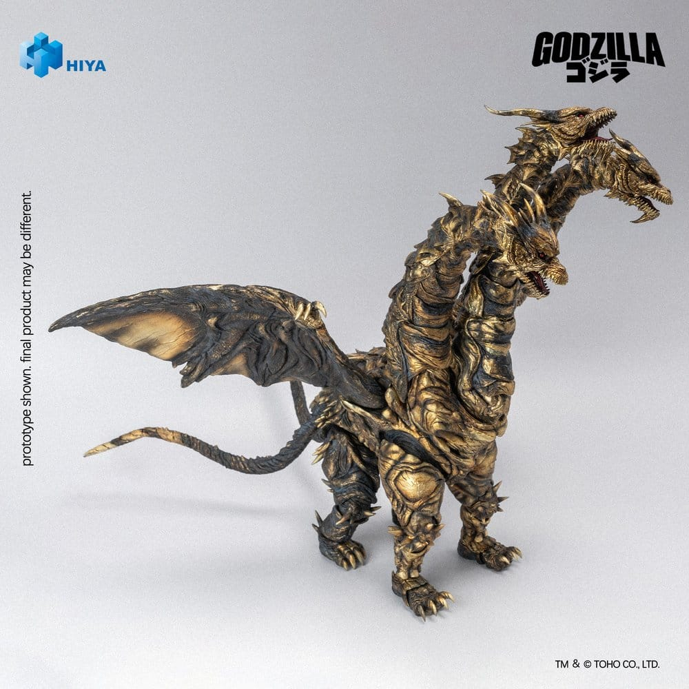 Godzilla: Final Wars (2004) Exquisite Basic Series Action Figure Keizer Ghidorah 25 cm [4]