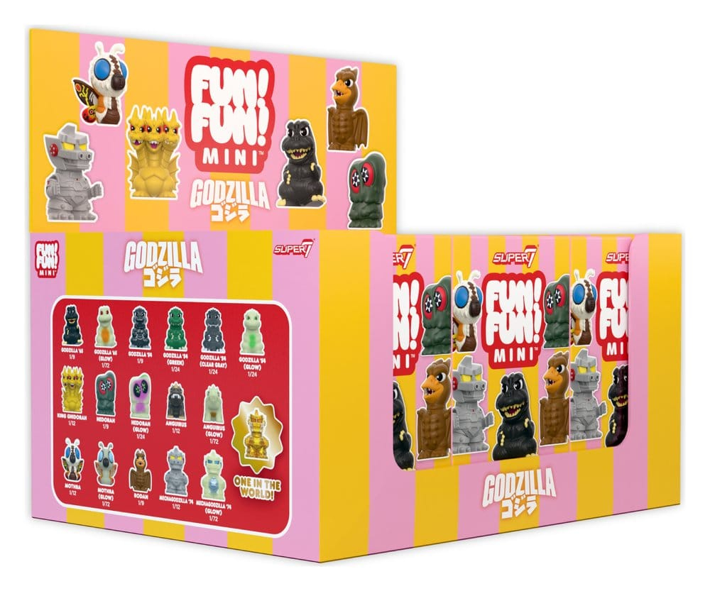 Godzilla Toho Fun! Fun! Mini Figures Wave 01 Blind Box Display (9) [10]