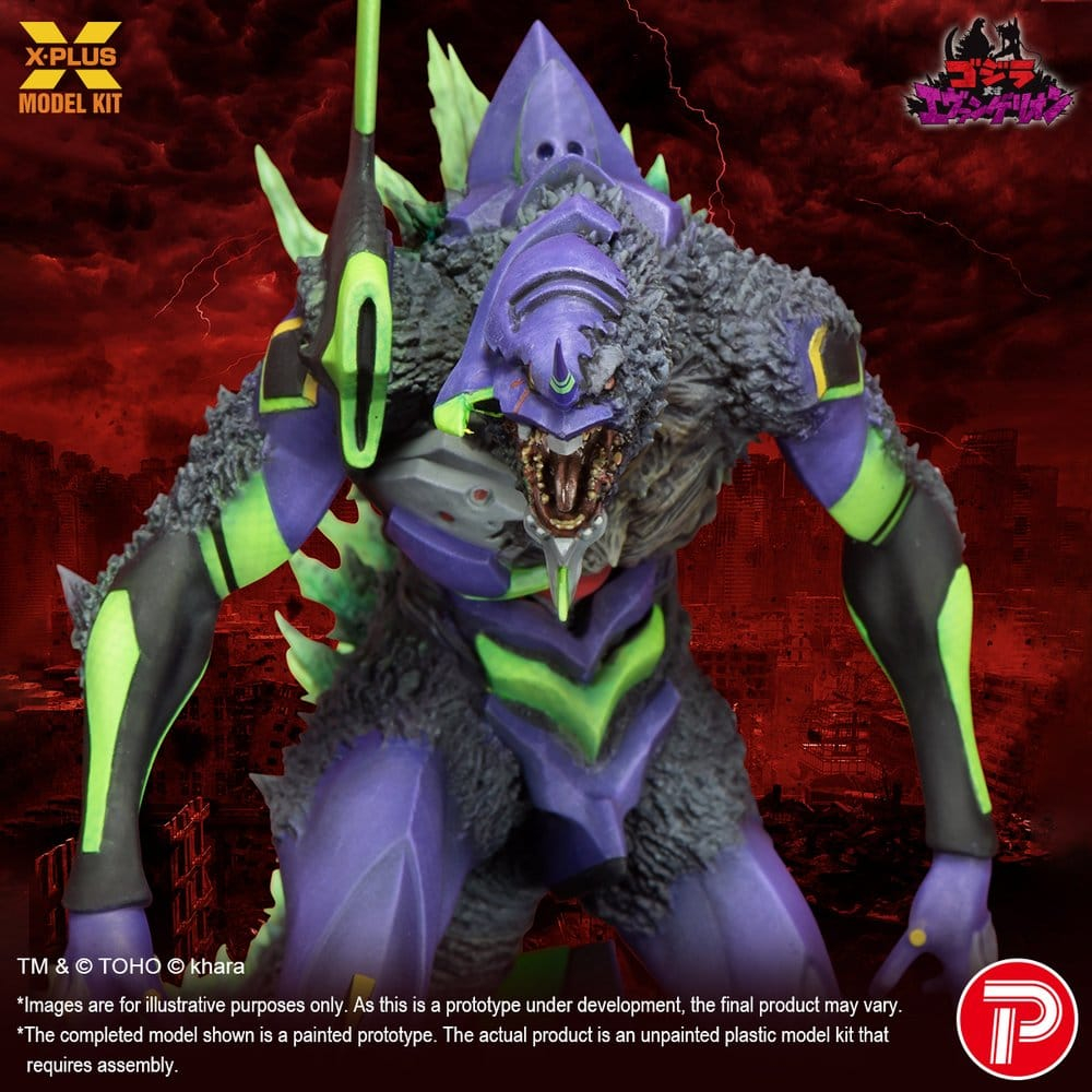 Godzilla vs. Evangelion Plastic Model Kit Evangelion Test Type-01 "G" Awakened Form 20 cm [7]