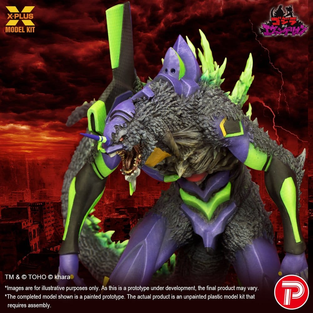 Godzilla vs. Evangelion Plastic Model Kit Evangelion Test Type-01 "G" Awakened Form 20 cm [6]