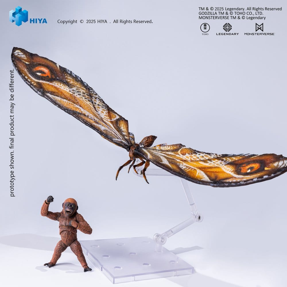 Godzilla x Kong: The New Empire Exquisite Basic Series Action Figure Mothra Premium Set [4]