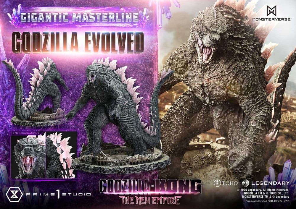 Godzilla x Kong: The New Empire (Film) Gigantic Masterline Series Statue Godzilla Evolved 93 cm [5]