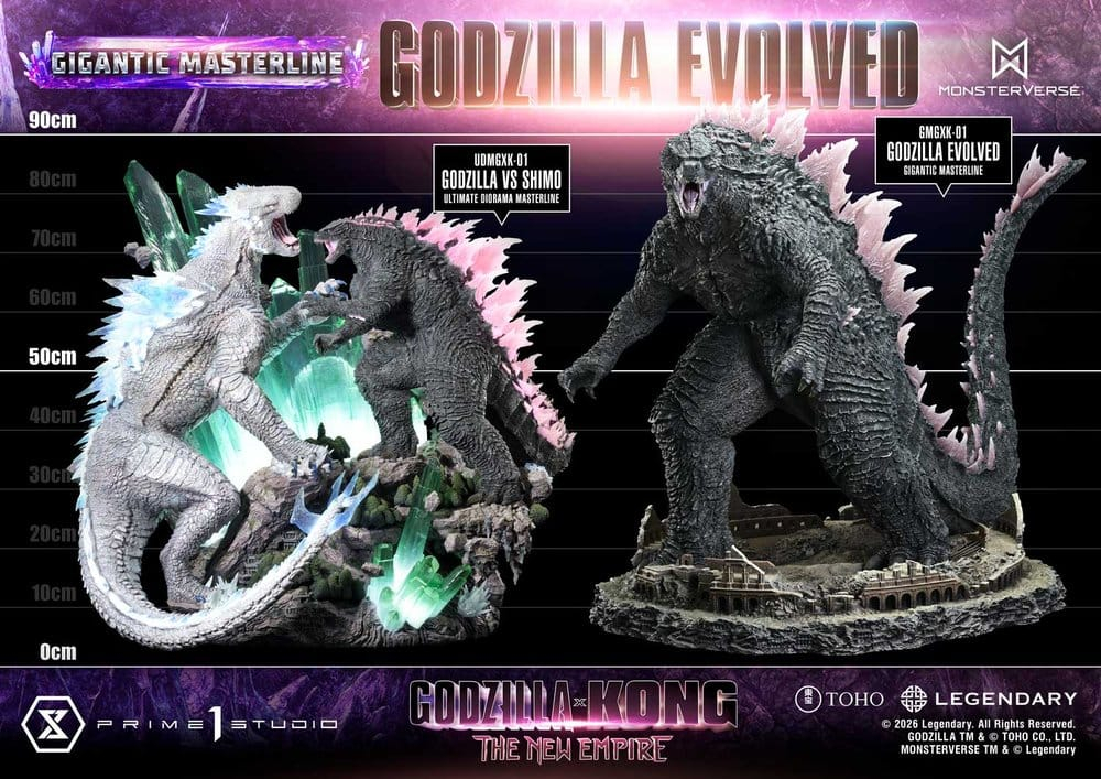 Godzilla x Kong: The New Empire (Film) Gigantic Masterline Series Statue Godzilla Evolved Bonus Ver. 93 cm [9]
