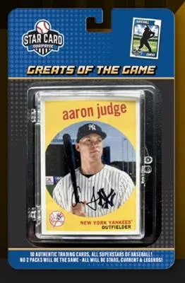 Greats of the Game MLB – Set 10 Trading Cards Autentice [1]