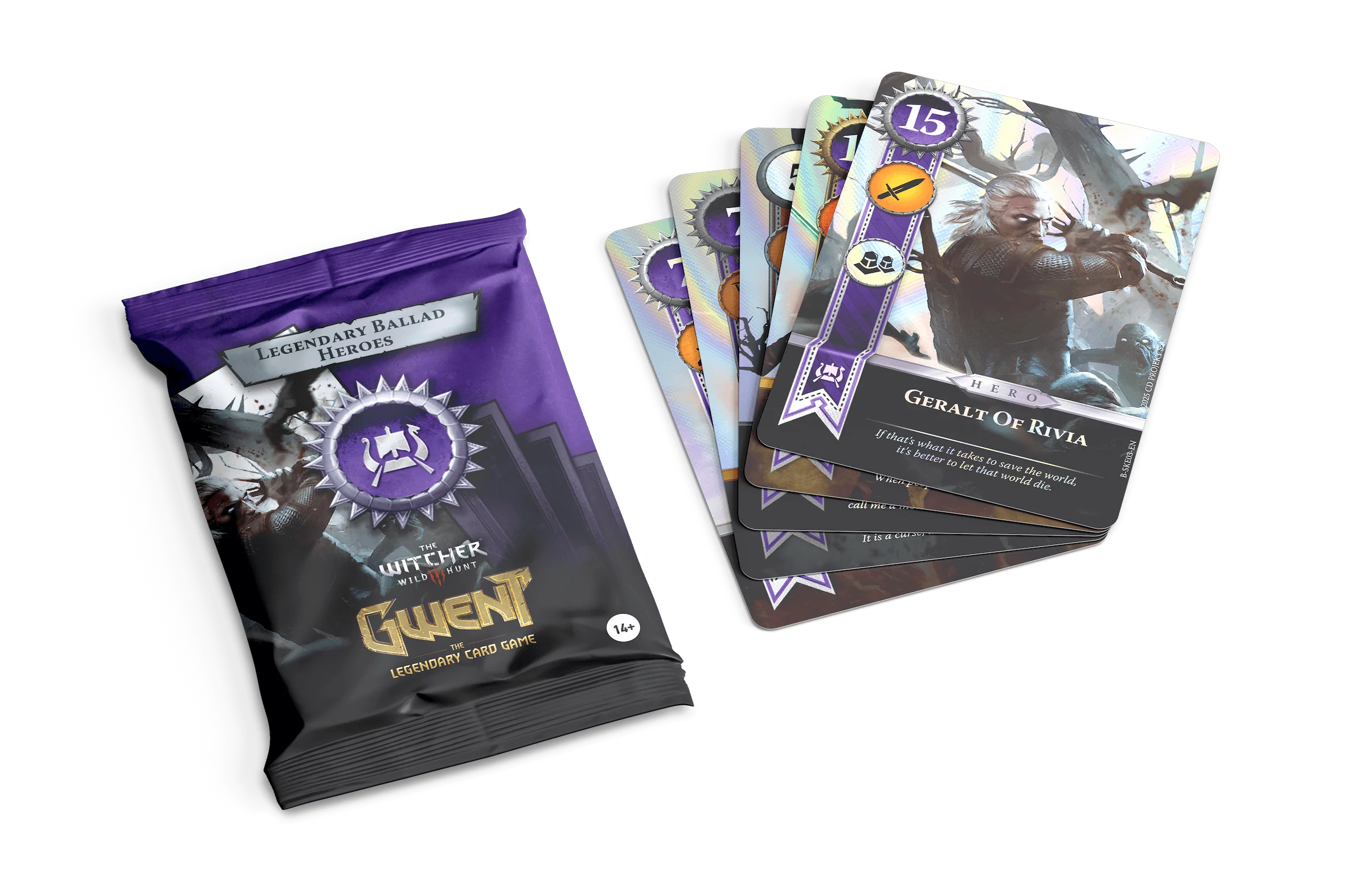 Gwent Legendary Ballad Heroes – Set 10 Carti Foil Oficiale [3]