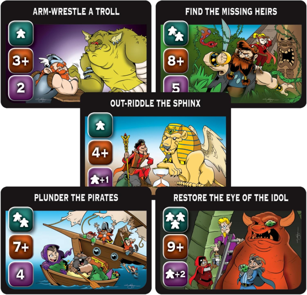 Hack & Slash Deluxe Fantasy Dice Card Game [3]