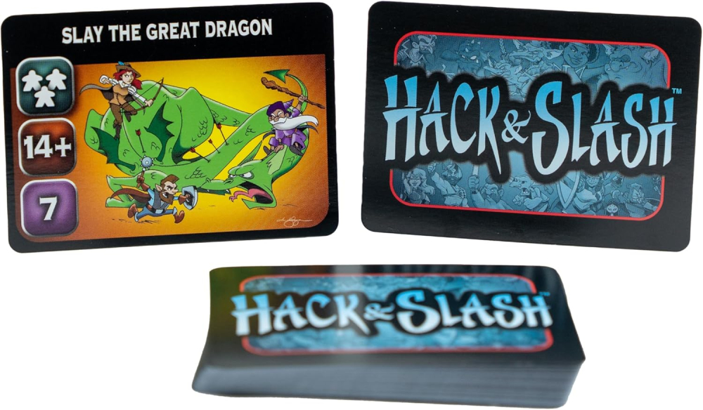 Hack & Slash Deluxe Fantasy Dice Card Game [2]
