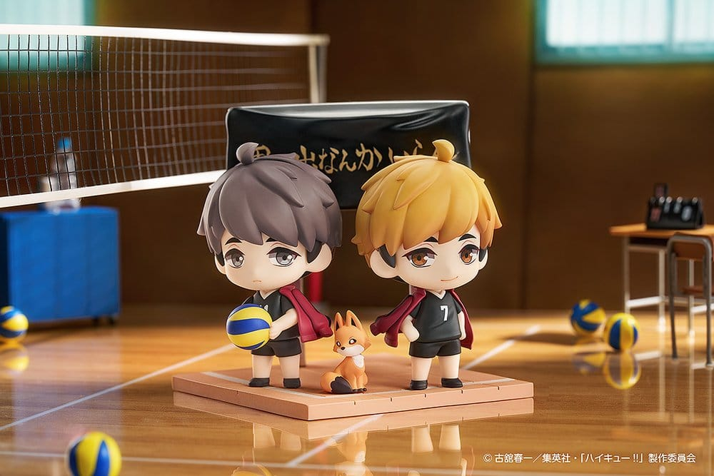 Haikyu!! Qset+ Mini Figures 2-Pack Atsumu Miya & Osamu Miya 8 cm [7]