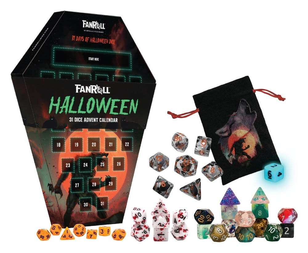 Halloween Advent Calendar 31 Days Dice Goblin Werewolf 2026 [2]