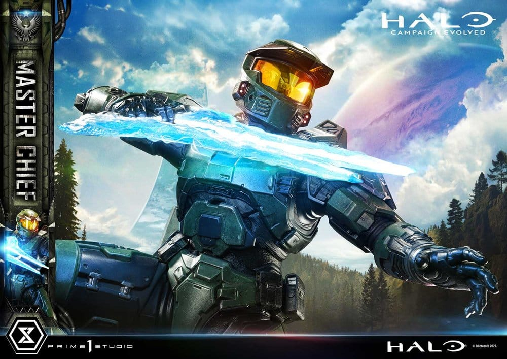 Halo Ultimate Premium Masterline Series Statue 1/4 Campaign Evolved Master Chief 78 cm [14]