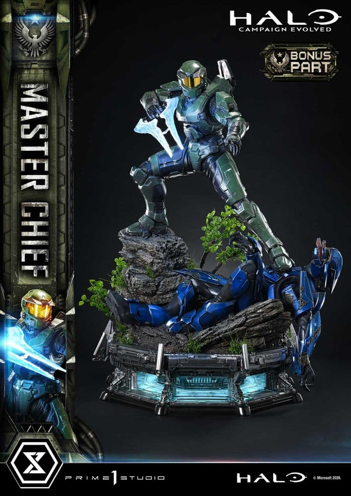 Halo Ultimate Premium Masterline Series Statue 1/4 Campaign Evolved Master Chief Bonus Version 78 cm [16]