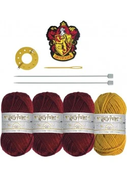 Harry Potter Hogwarts Beanie Hat Knitting Kit - Set Tricotat Caciula Casa Hogwarts [2]