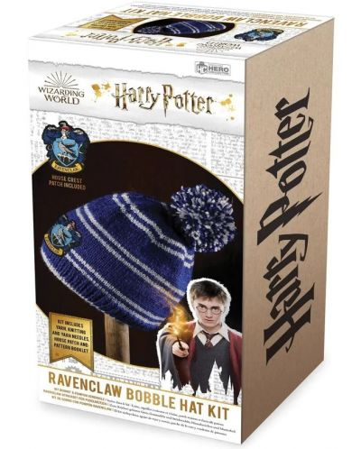 Harry Potter Hogwarts Beanie Hat Knitting Kit - Set Tricotat Caciula Casa Hogwarts [5]