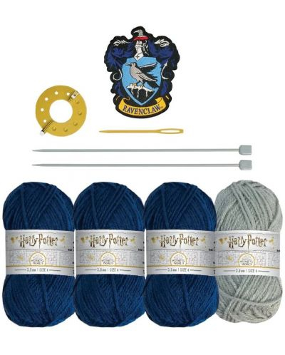 Harry Potter Hogwarts Beanie Hat Knitting Kit - Set Tricotat Caciula Casa Hogwarts [6]