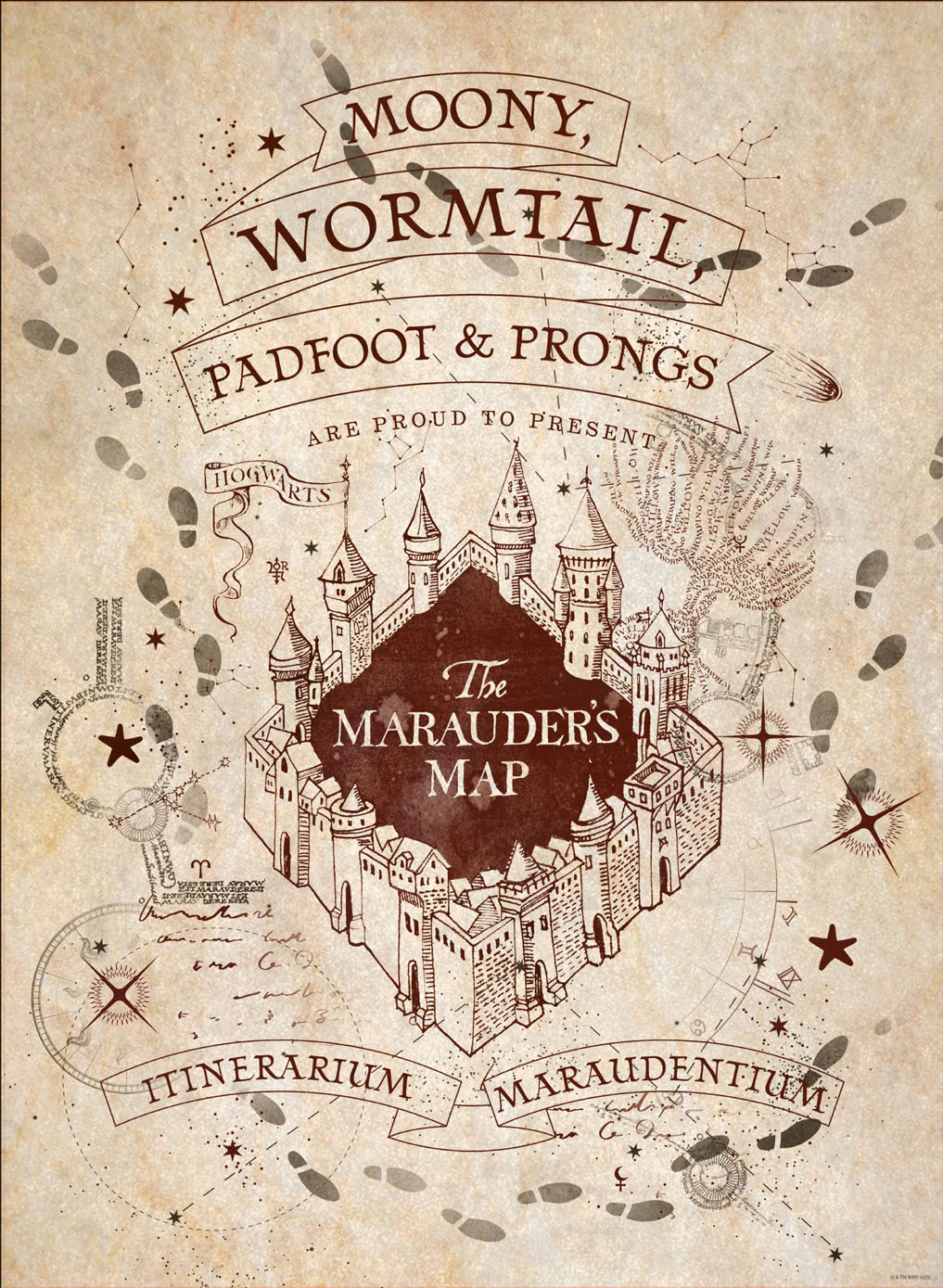 Harry Potter (Map And School List) Boxed Poster Set [2]