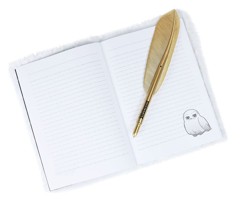 Harry Potter Plush Notebook Set with Pen Hedwig Magical Locations [2]
